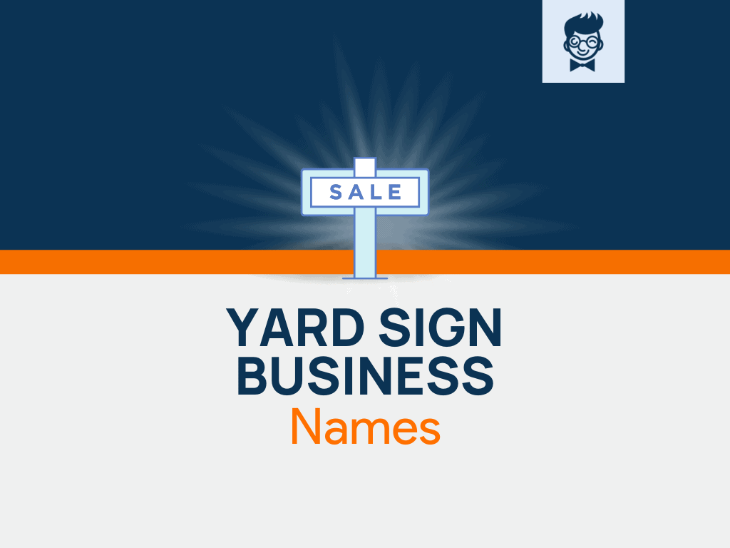 Yard Sign Business Names